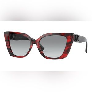 Valentino Sunglasses VA4073 Red Havana Grey Gradient